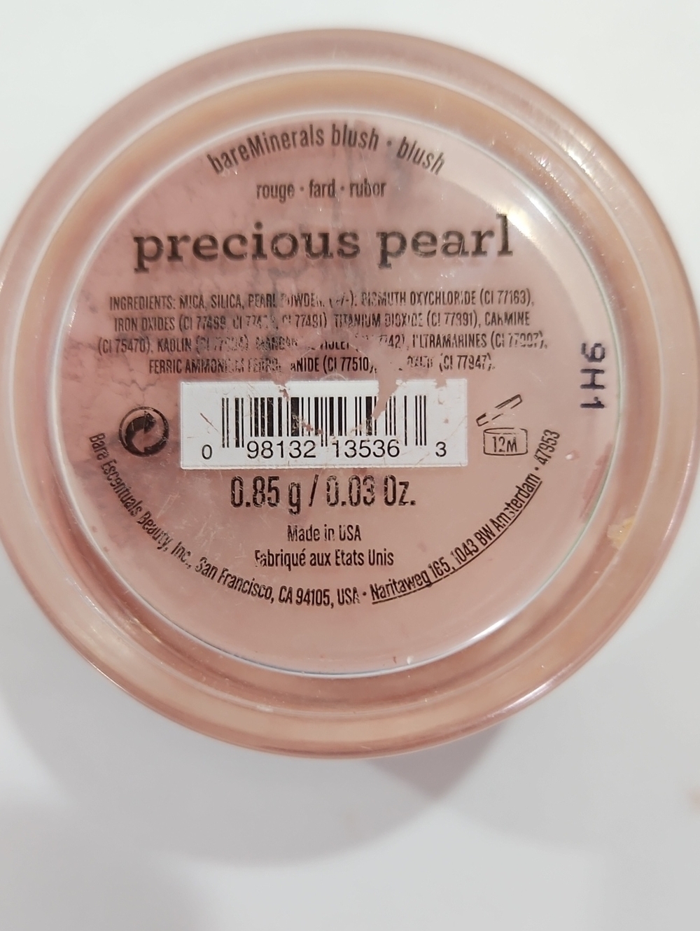 bareMinerals Blush Minerals "Precious Pearl"